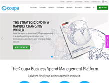 Tablet Screenshot of coupa.com